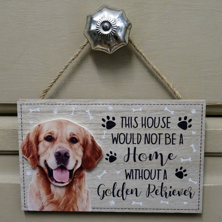 August Grove Golden Retriever Wall Décor Wayfair.co.uk